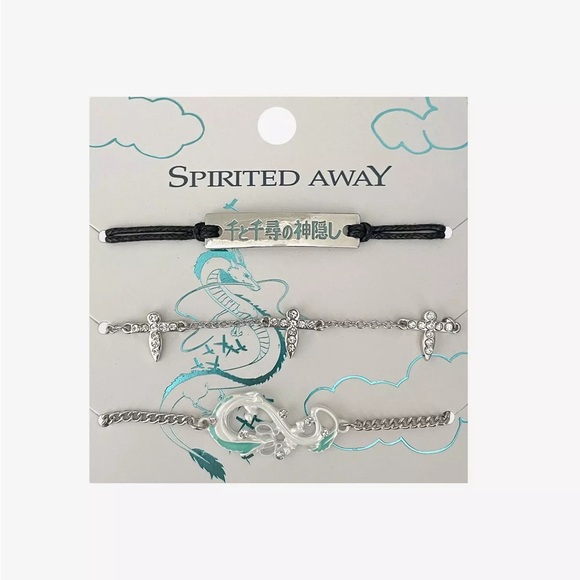 Studio Ghibli Spirited Away Haku Bracelet Set Hot Topic - Picture 1 of 2